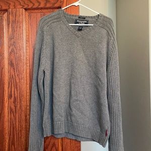XL men’s grey Abercrombie and Fitch muscle sweater